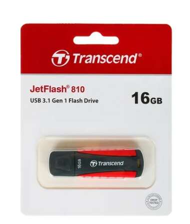 USB Flash накопитель 16GB Transcend JetFlash 810 (TS16GJF810) USB 3.0 Черный