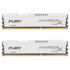 Модуль памяти DIMM 16Gb 2x8Gb KIT DDR3 PC12800 1600MHz Kingston HyperX Fury White Series (HX316C10FWK2/16)