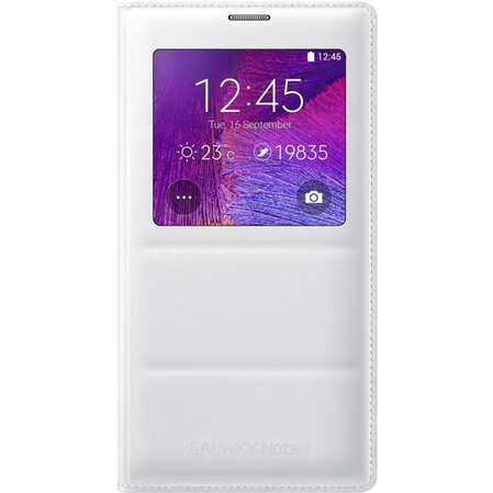 Чехол для Samsung Galaxy Note 4 N9100 Samsung S View Cover белый