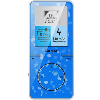 MP3-плеер Explay Art 8Гб, синий