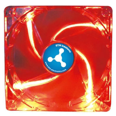 Вентилятор 120x120 StorM Case cooler (CRL-120) Red LED