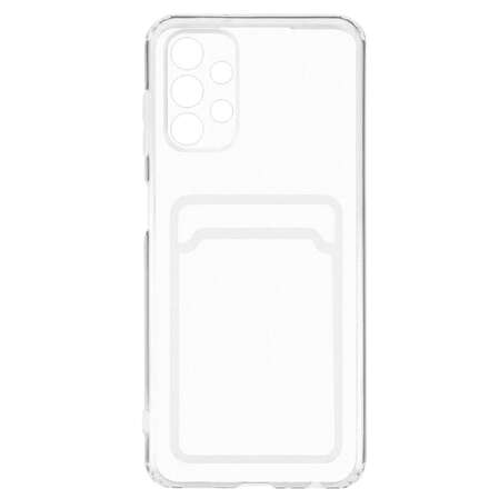 Чехол для Samsung Galaxy A23 4G Zibelino Silicone Card Holder прозрачный