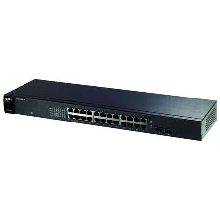 Коммутатор ZyXEL GS1100-24 неуправляемый 24x1000BASE-T, 2xSFP/1000BASE-T