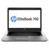 Ноутбук HP EliteBook 740 G1 14"(1920x1080 (матовый))/Intel Core i5 4210U(1.7Ghz)/4096Mb/500Gb/noDVD/Int:Intel HD4400/Cam/BT/WiFi/3G/50WHr/war 1y/1.78kg/silver