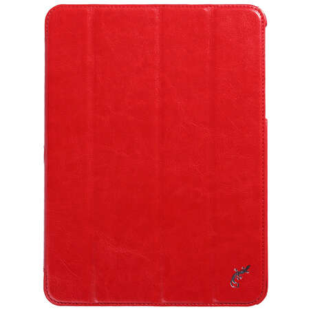 Чехол для Samsung Galaxy Tab 4 10.1 SM-T530\SM-T531 G-case Slim Premium, эко кожа, красный 