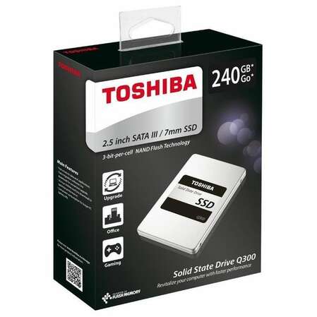 Внутренний SSD-накопитель 240Gb Toshiba Q300 HDTS724EZSTA SATA3 2.5" 
