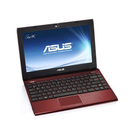 Нетбук Asus EEE PC 1225B Red AMD E450/2Gb/320Gb/HD/11.6"/Wi-Fi/BT/Cam/Windows 7 Starter