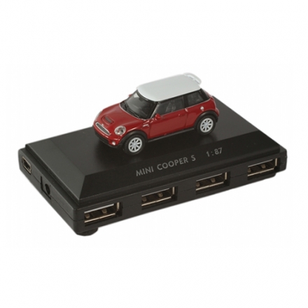 4-port USB2.0 Hub AUTODRIVE	73128 Mini Cooper S Red