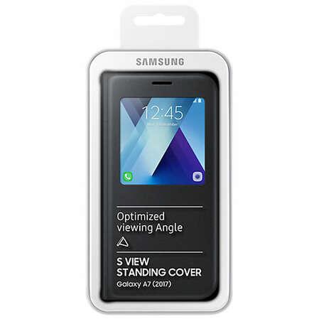 Чехол для Samsung Galaxy A7 (2017) SM-A720F S-View Standing Cover черный