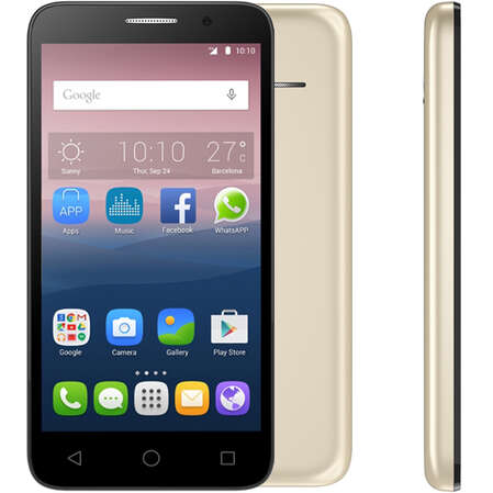 Смартфон Alcatel One Touch 5015X Pop 3 Gold