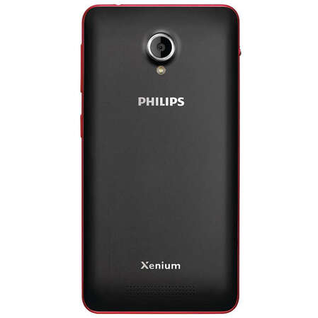 Смартфон Philips Xenium V377 Black/Red