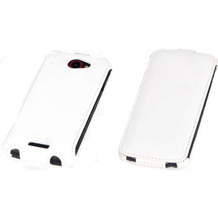 Чехол для HTC One S  Lively leather case (белый)