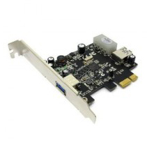 Контроллер USB3.0 ST-LAB U-550, 1 ext (USB3.0) + 1 int (USB3.0), PCI-Ex1