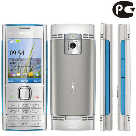 Смартфон Nokia X2-00 2Gb blue (синий)