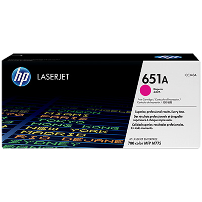 Картридж HP CE343A №651A Magenta для LaserJet 700 Color MFP 775 (16000стр)