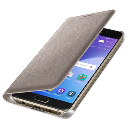 Чехол для Samsung Galaxy A5 (2016) SM-A510F Flip Cover золотистый