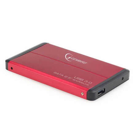 Корпус 2.5" Gembird EE2-U3S-2, SATA-USB3.0 Red
