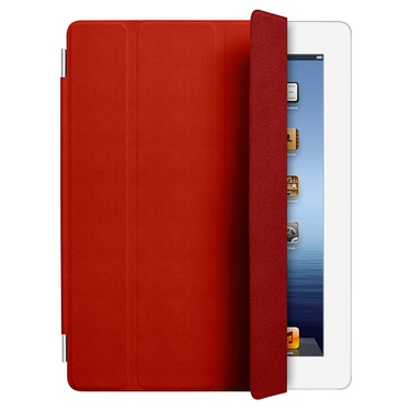 Чехол для iPad 4 Retina/iPad 2/The New iPad Apple Smart Cover Leather Red MD304