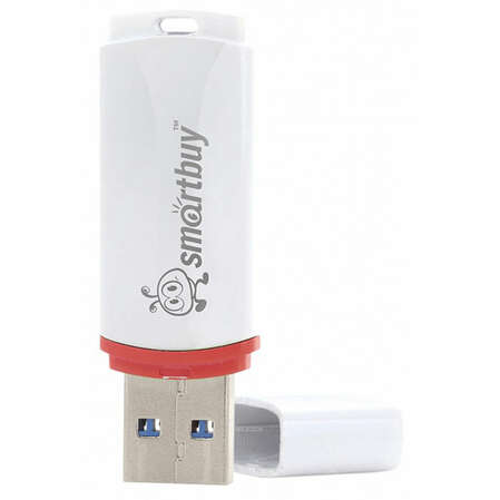 USB Flash накопитель 16GB Smartbuy Crown (SB16GBCRW-W) USB 2.0 белый
