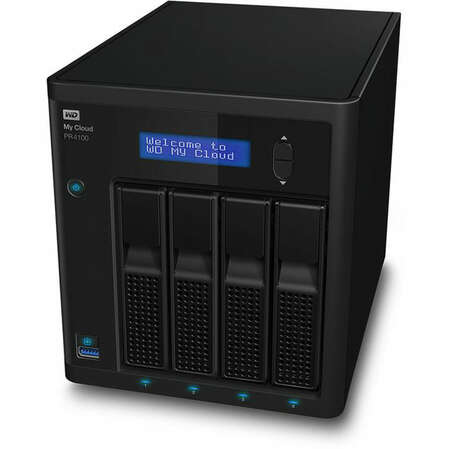 Сетевое хранилище NAS WD Cloud Pro PR4100 32 TB (WDBKWB0320KBK)