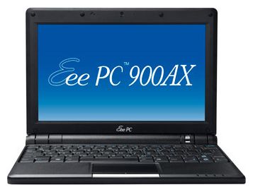 Нетбук Asus EEE PC 900AX (1B) Atom-N270/1Gb/160Gb/WiFi/4400mAh/8.9"/XP/black