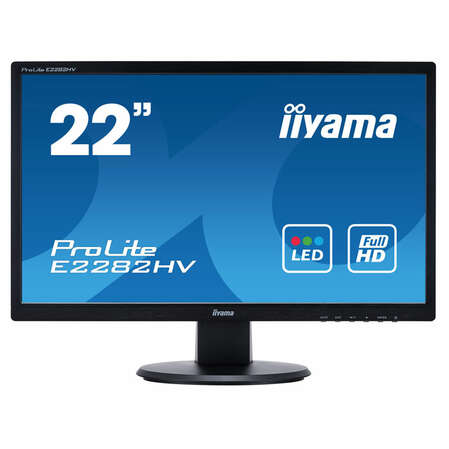 Монитор 22" Iiyama ProLite E2282HV-B1 TN LED 1920x1080 5ms VGA