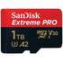 Карта памяти Micro SecureDigital 1Tb SanDisk Extreme Pro microSDXC class 10 UHS-1 U3 V30 (SDSQXCD-1T00-GN6MA) + адаптер