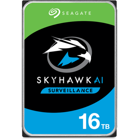 Внутренний жесткий диск 3,5" 16Tb Seagate (ST16000VE002) 256Mb 7200rpm SATA3 Surveillance SkyHawk AI