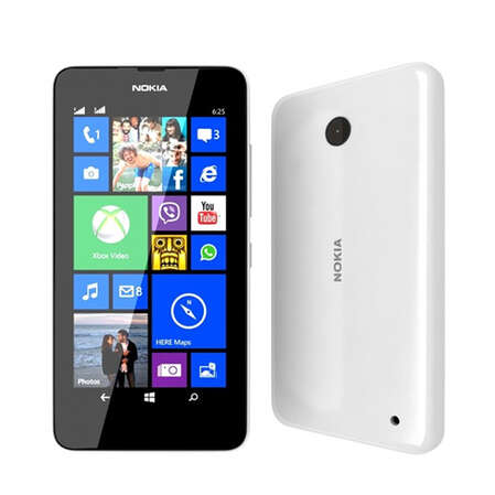 Смартфон Nokia Lumia 630 Dual Sim White 