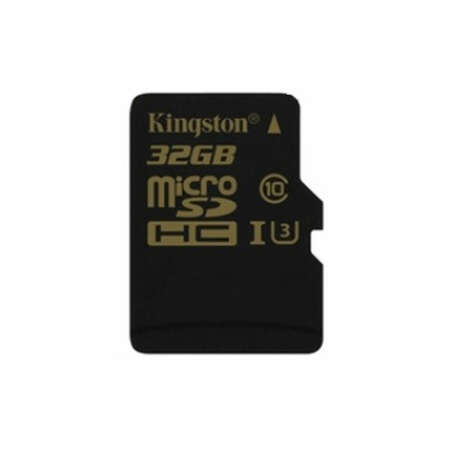 Micro SecureDigital 32Gb Kingston Gold SDHC UHS-1 U3 class 10 (SDCG/32GBSP)