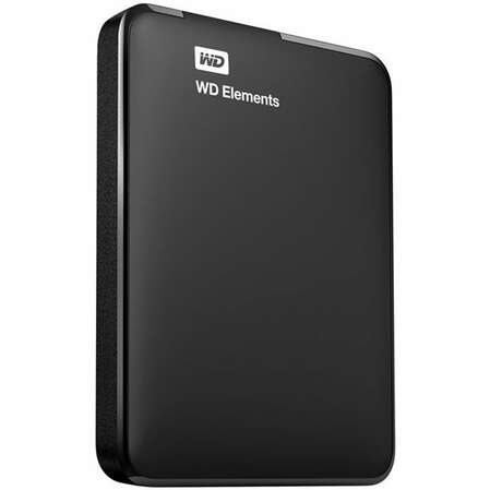 Внешний жесткий диск 2.5" 1Tb WD Elements Portable WDBUZG0010BBK-WESN USB3.0 Черный