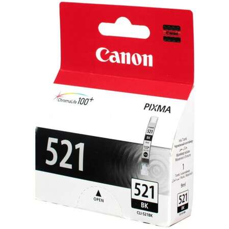 Картридж Canon CLI-521BK Black для Pixma iP3600/4600/MP540/620/630/980