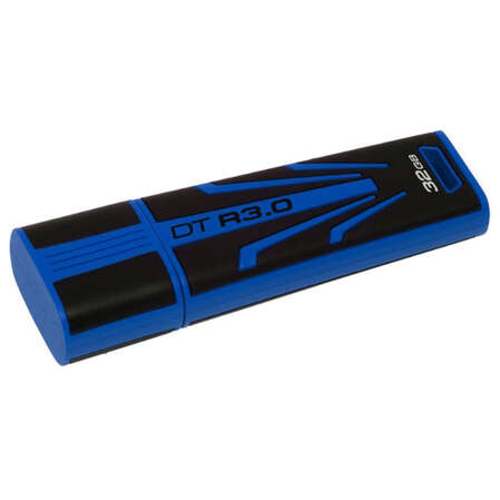 USB Flash накопитель 32GB Kingston DataTraveler R (DTR30/32GB) USB 3.0 Черно-синий