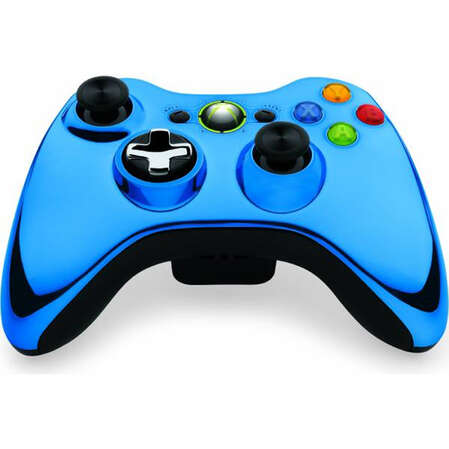 Microsoft Xbox 360 Controller (43G-00024) blue chrome