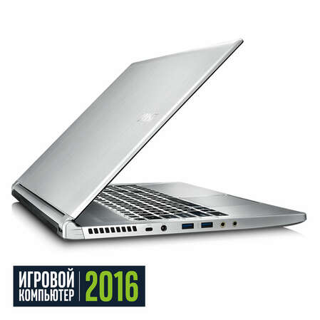 Ноутбук MSI PX60 6QD-027RU Core i7 6700HQ/8Gb/1Tb/NV GTX950M 2Gb/15.6" /Cam/Win10 Silver