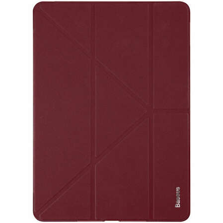 Чехол для iPad 9.7 Baseus Simplism Y-Type Leather Case, Wine Red