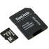 Micro SecureDigital 32Gb SanDisk Ultra microSDHC class 10 UHS-1 (SDSDQL-032G-R35A) + адаптер SD