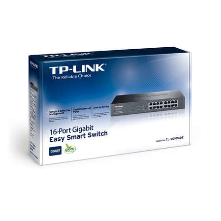 Коммутатор TP-LINK TL-SG1016DE управляемый 16xGbLAN