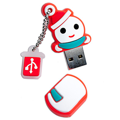 USB Flash накопитель 8GB Patriot Limited Edition Holiday Snowman (PSF8GUSBXMASSM)