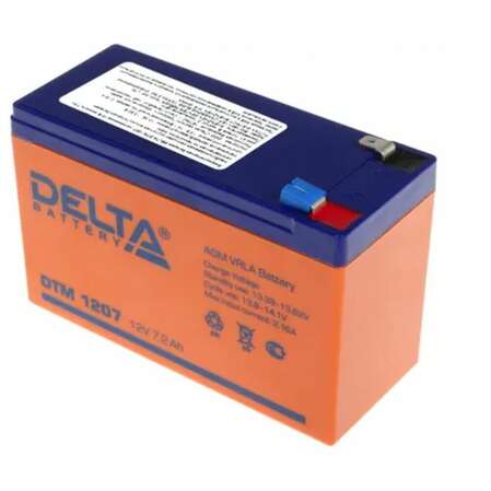 Батарея Delta DTM 1207, 12V  7Ah (Battery replacement APC rbc2, rbc22, rbc23, rbc48, rbc113, rbc123, rbc132, sybt5 12A)