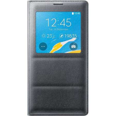 Чехол для Samsung Galaxy Note 4 N9100 Samsung S View Cover черный