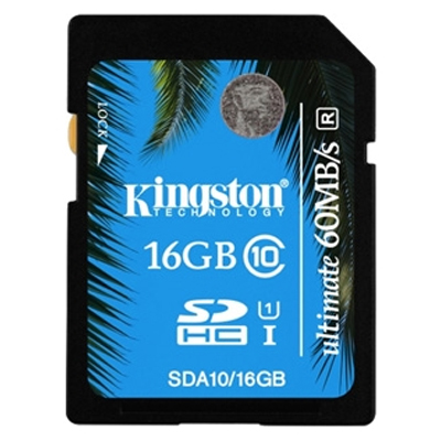 SecureDigital 16Gb Kingston Class10, UHS Class 1 (SDA10/16GB)