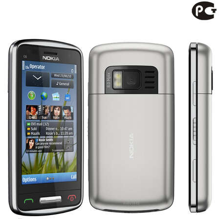 Смартфон Nokia C6-01 Silver
