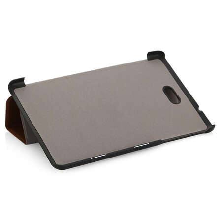 Чехол для Dell Venue 8 Pro Skinbox Slim Clips, эко кожа, коричневый