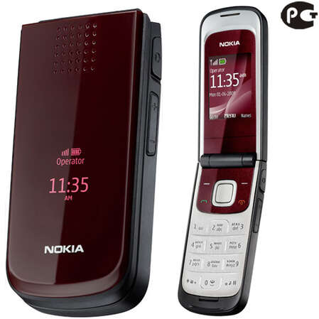 Смартфон Nokia 2720 deep red