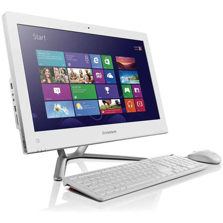 Моноблок Lenovo IdeaCentre C440 i3-3240/4G/1Tb/GT705 2Gb/WF/Cam/Win8 white Keyboard&Mouse 21.5" touch screen