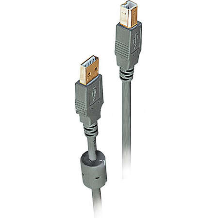 Кабель USB2.0 тип А(m)-B(m) 1.8м Belsis (BW1556) Блистер (Silver Series) ферритовые фильтры