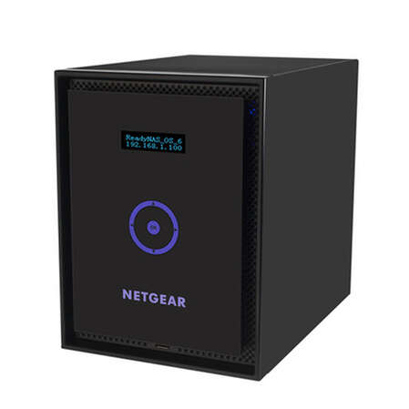 Сетевое хранилище NAS NETGEAR ReadyNAS RN316, 6x2.5/3.5HDD Hotswap, iSCSI, Raid 0, 1, 5, Atom 2.1ГГц, 2048Mb, 2xGbLAN, 1xeSATA 1xUSB2.0, 2xUSB3.0 (RN31600-100EUS)