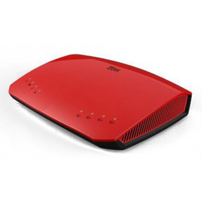 Беспроводной маршрутизатор ZTE E5502 802.11n 300Мбит/с 2.4ГГц 4xLAN красный