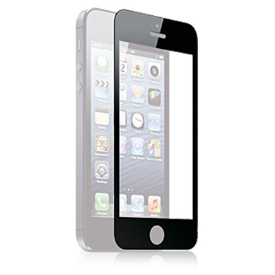 Защитное стекло для iPhone 5/Phone 5c/iPhone 5s Viks Ultra thin черное